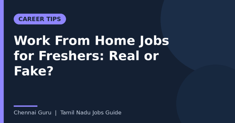 Work from home jobs for freshers: genuine job types, scam warning signs and a safe start plan